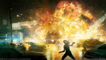 Картинка beyond two souls видео игры взрыв пламя огонь