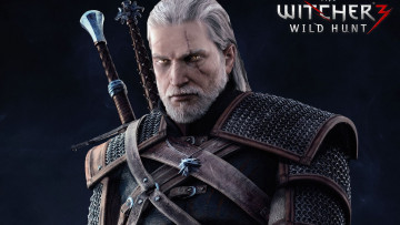 Картинка видео игры the witcher wild hunt воин