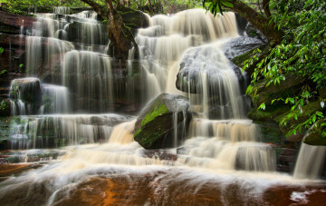 Картинка somersby falls brisbane water national park australia природа водопады каскад австралия