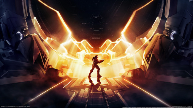 Обои картинки фото halo, видео, игры, master, chief