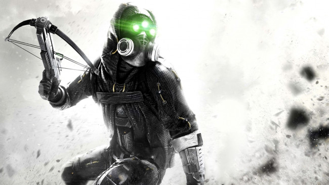 Обои картинки фото tom, clancy`s, splinter, cell, blacklist, видео, игры, арбалет