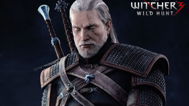 Обои картинки фото видео, игры, the, witcher, wild, hunt, воин