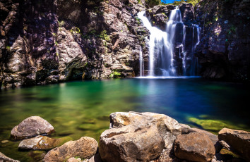 Картинка природа водопады поток вода