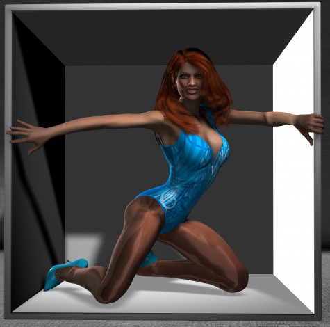 Обои картинки фото 3д графика, люди , people, взгляд, девушка