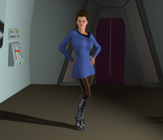 Обои картинки фото 3д графика, люди , people, девушка, взгляд