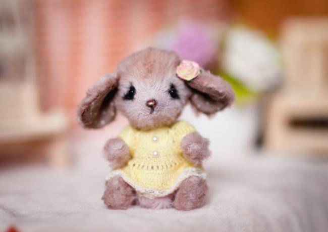 Обои картинки фото разное, игрушки, зайка