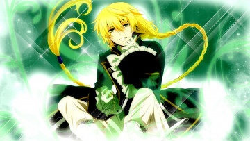 Картинка pandora+hearts аниме vessalius jack часы взгляд мужчина коса фон
