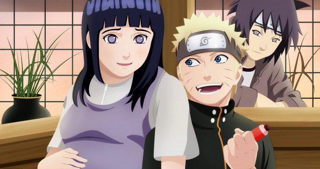 Обои картинки фото аниме, naruto, uzumaki, hokage, nanadaime, hyuuga, hinata, shizune, ninja