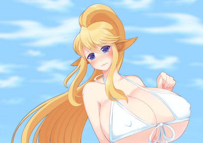 Обои картинки фото разное, арты, фон, взгляд, эльфийка