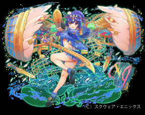 Картинка аниме ангелы +демоны девушка