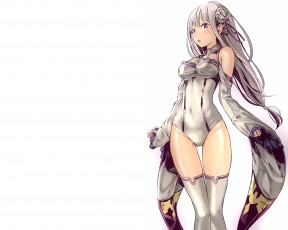 Картинка аниме re +zero+kara+hajimeru+isekai+seikatsu эмилия