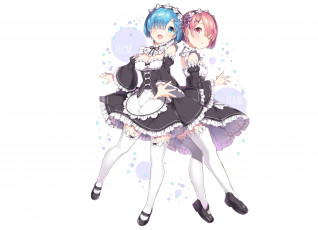 Картинка аниме re +zero+kara+hajimeru+isekai+seikatsu рам рем