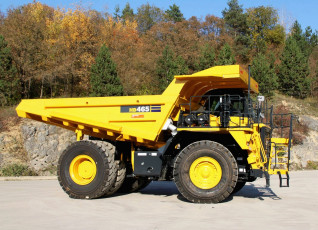 Картинка техника строительная+техника komatsu hd465-7