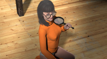 обоя 3д графика, люди , people, девушка, взгляд, фон