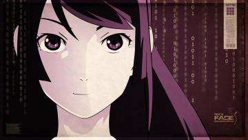 Картинка аниме bakemonogatari девушка