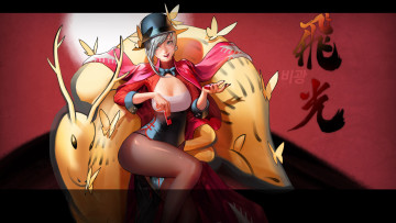 Картинка аниме hero+warz девушка