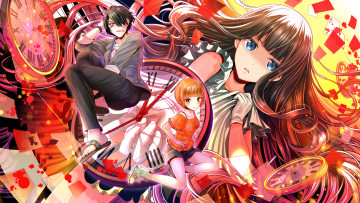 Картинка аниме subete+ga+f+ni+naru фон взгляд девушка