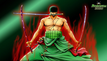 Картинка аниме one+piece roronoa zoro
