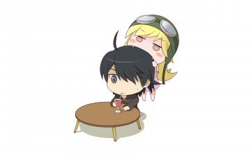 Картинка аниме bakemonogatari малыши