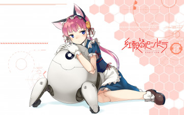 Картинка аниме koukaku+no+pandora взгляд девушка фон