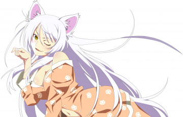 Картинка аниме bakemonogatari фон девушка взгляд