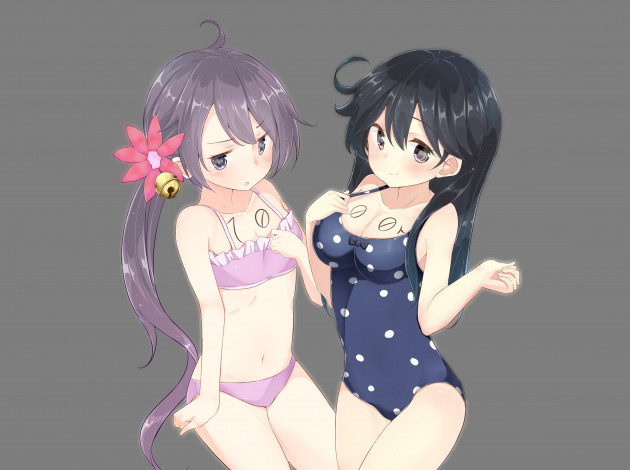 Обои картинки фото аниме, kantai collection, девушки