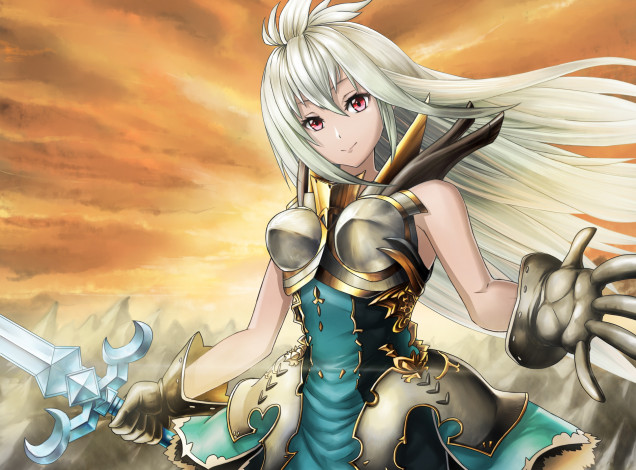 Обои картинки фото аниме, granblue fantasy, девушка