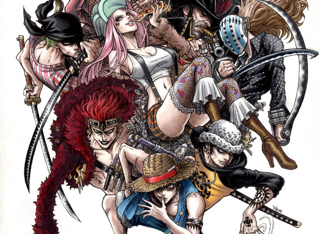 Обои картинки фото аниме, one piece, персонажи