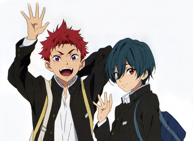 Обои картинки фото аниме, free, парни