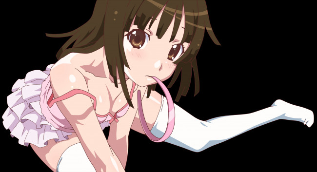 Обои картинки фото аниме, bakemonogatari, девушка