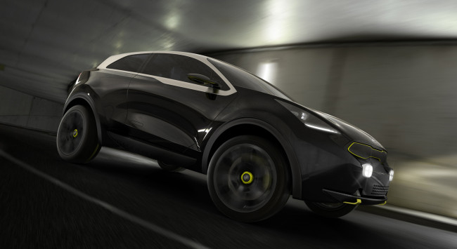 Обои картинки фото kia niro concept 2013, автомобили, kia, 2013, niro, concept, crossover