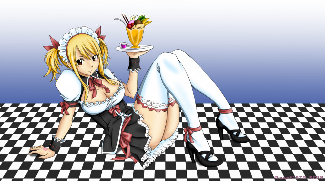 Обои картинки фото аниме, fairy tail, хвост, феи