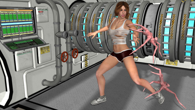 Обои картинки фото 3д графика, фантазия , fantasy, девушка, взгляд, фон