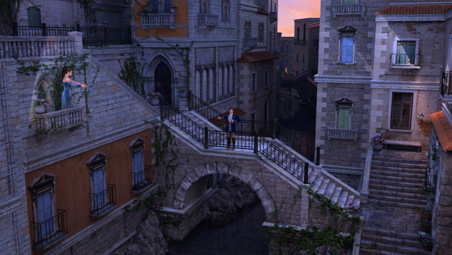 Обои картинки фото 3д графика, люди , people, девушка, взгляд, фон