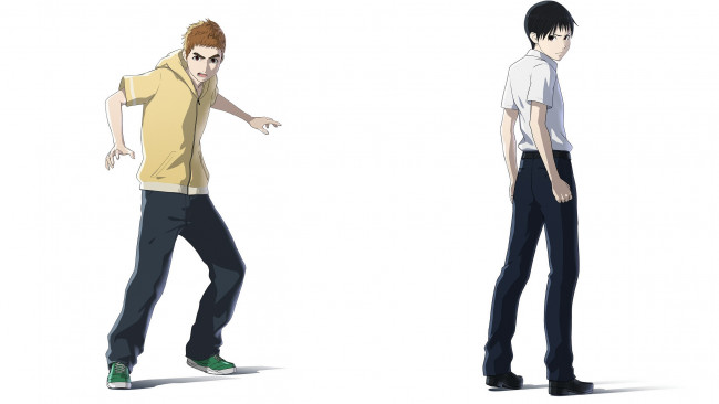 Обои картинки фото аниме, ajin,  demi-human, парни