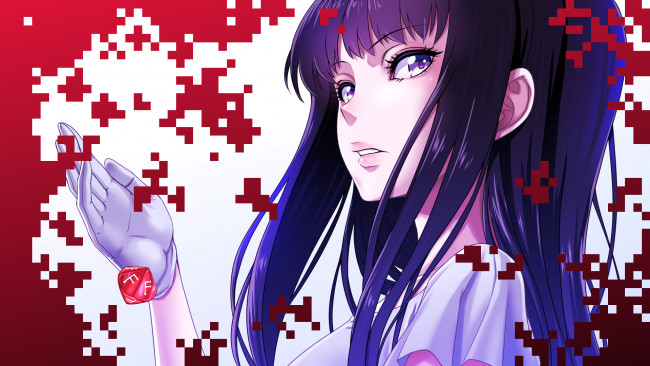 Обои картинки фото аниме, subete ga f ni naru, фон, взгляд, девушка