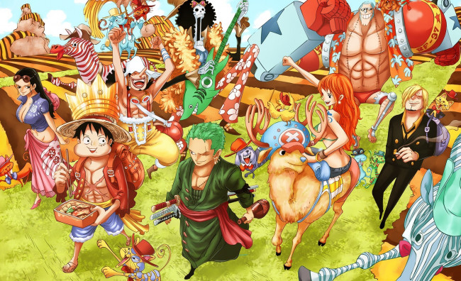 Обои картинки фото аниме, one piece, персонажи