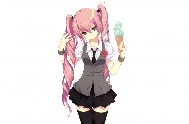 Обои картинки фото аниме, vocaloid, девушка