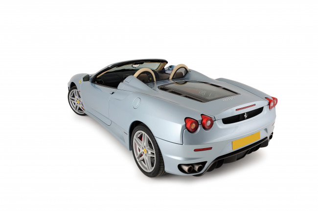 Обои картинки фото автомобили, ferrari, f430, spider, uk-spec