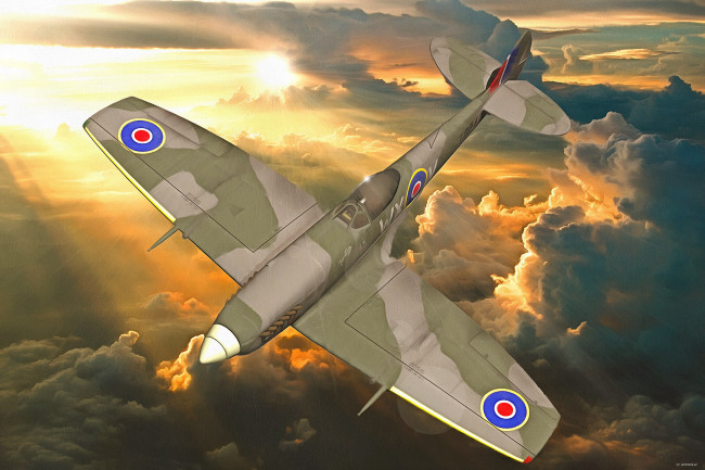 Обои картинки фото рисованное, авиация, полет, самолет