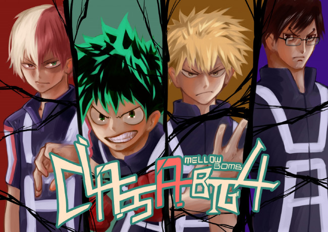 Обои картинки фото аниме, boku no hero academia, парни