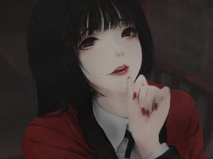 Картинка аниме kakegurui девушка