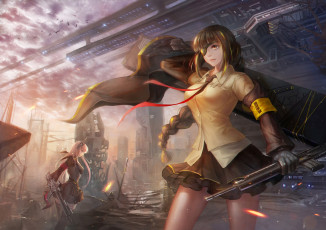 Картинка аниме girls+frontline девушки