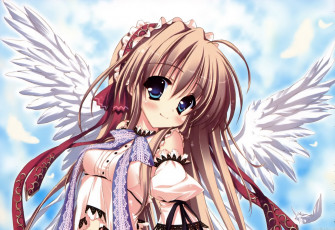 Картинка аниме ангелы +демоны ангел