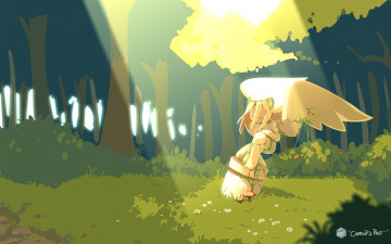 Картинка аниме ангелы +демоны ангелок