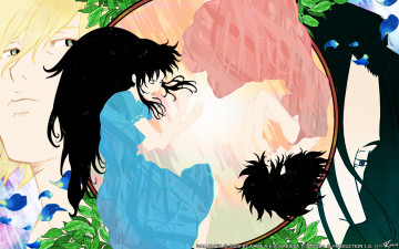 обоя аниме, blood , девушки