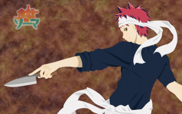 Картинка аниме shokugeki+no+soma сома