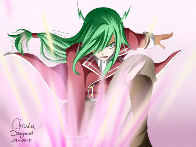 Обои картинки фото аниме, fairy tail, хвост, феи