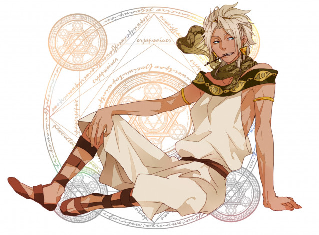 Обои картинки фото аниме, magi the labyrinth of magic, парень