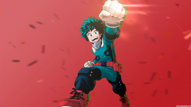 Обои картинки фото аниме, boku no hero academia, изуку